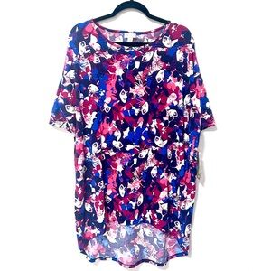 New‎ LuLaRoe Maleficent Multicolor Floral Top Medium